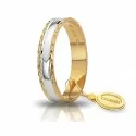 Unoaerre ring in 18 kt two-tone gold Anemone AF235