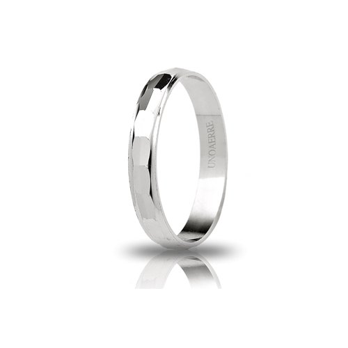 Unoaerre-Ring aus 18 kt Weißgold Viola AF296