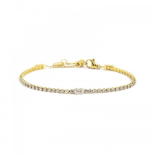 Marlù Jewels Tennis Bracelet 2BR0105G-W