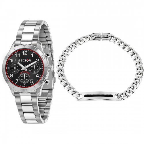 Set Orologio e bracciale Sector Uomo R3253578020