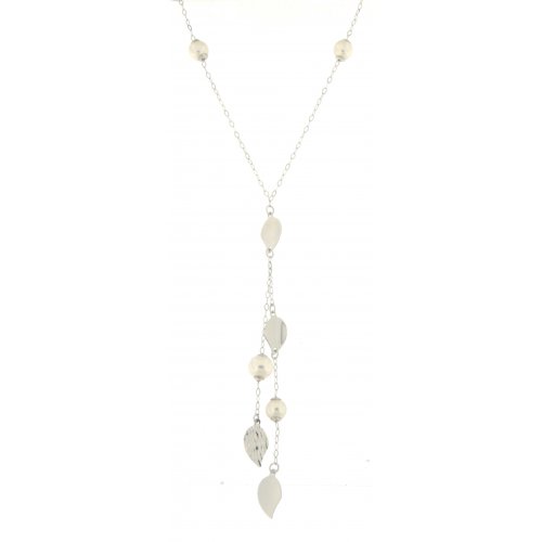 Weißgold-Halskette für Damen GL100245