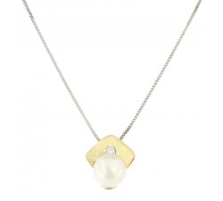 Collana Donna Oro Bianco Giallo GL100247