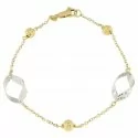 White Yellow Gold Woman Bracelet GL100253