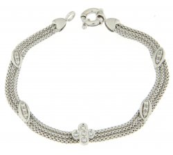 Women&#39;s White Gold Bracelet GL100257