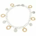 Bracciale Donna Oro Bianco Rosa GL100259