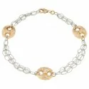 Bracciale Donna Oro Bianco Rosa GL100260