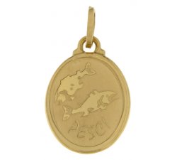 Pendant Zodiac Sign Pisces Yellow Gold GL100262