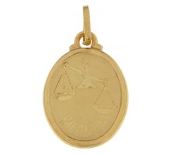 Pendant Zodiac Sign Libra Yellow Gold GL100264