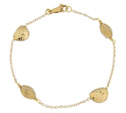 White Yellow Gold Woman Bracelet GL100264