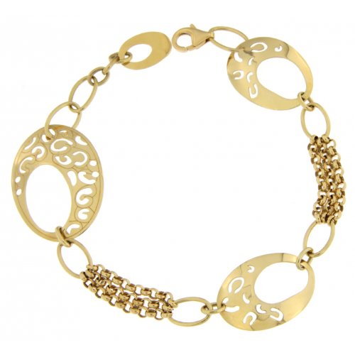 Women&#39;s Yellow Gold Bracelet GL100271