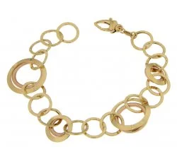 Bracciale Donna Oro Giallo Rosa GL100276