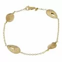 Weiß-Gelb-Gold Damenarmband GL100277