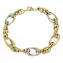 Damenarmband Weiß-Gelbgold GL100278