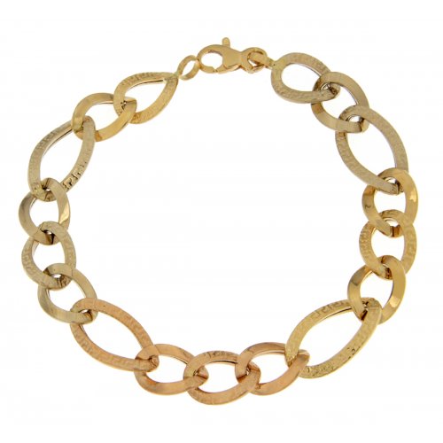 Rose Weiß Gelbgold Damenarmband GL100280