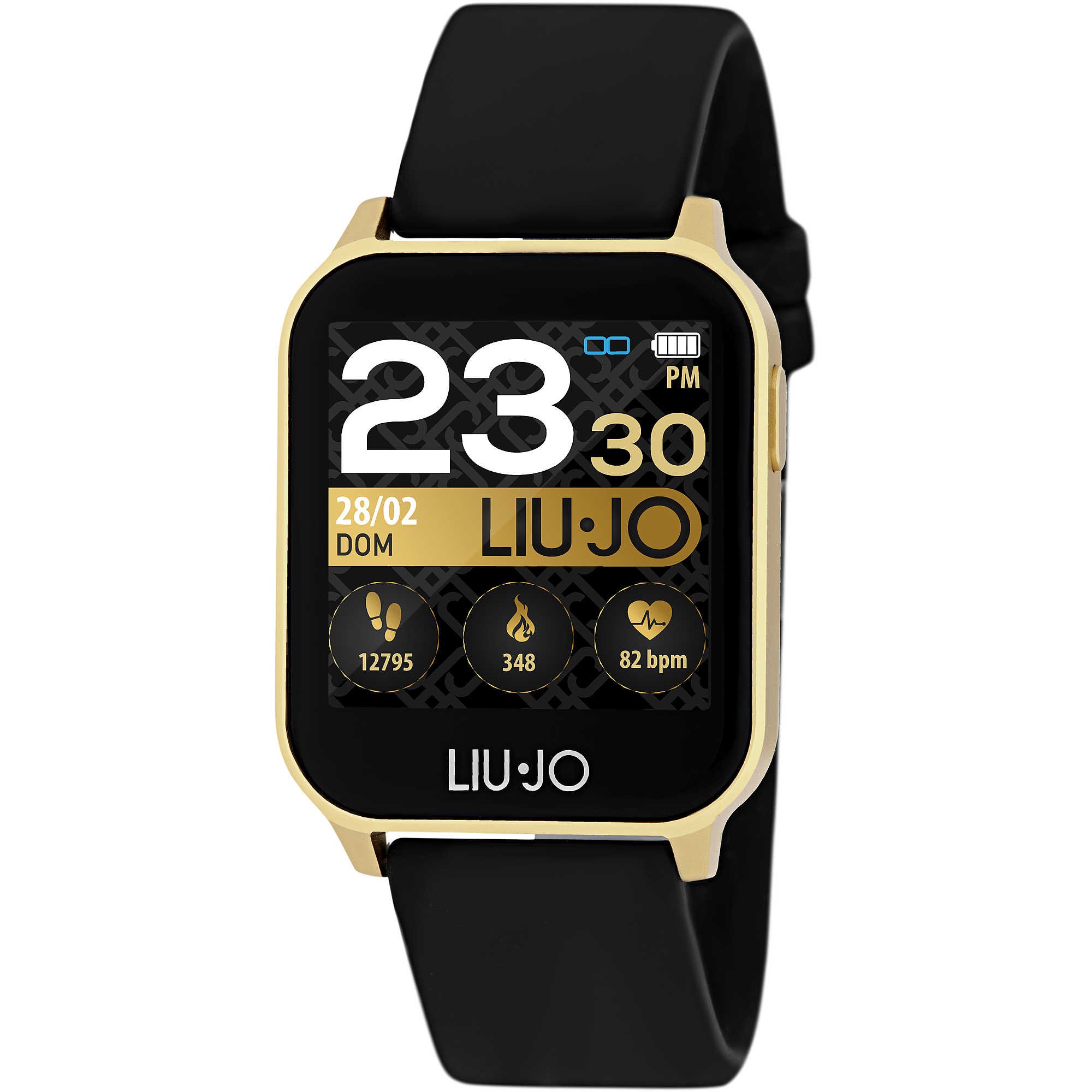 Smartwatch Liu Jo Donna Re Mida Con Cinturino In Gomma, Colore Glicine, Modello SWLJ134, Resistente All'acqua E Idrorepellente