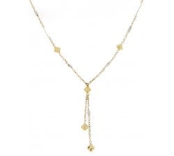 Woman Necklace in White and Yellow Gold 803321711206