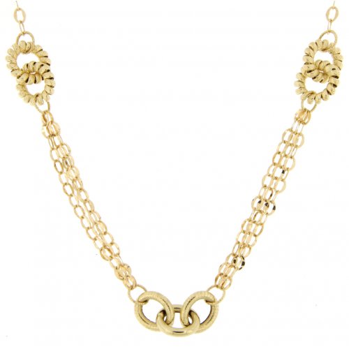 Damen-Halskette aus Gelbgold GL100285