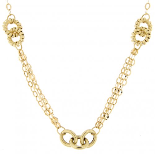 Damen-Halskette aus Gelbgold GL100285