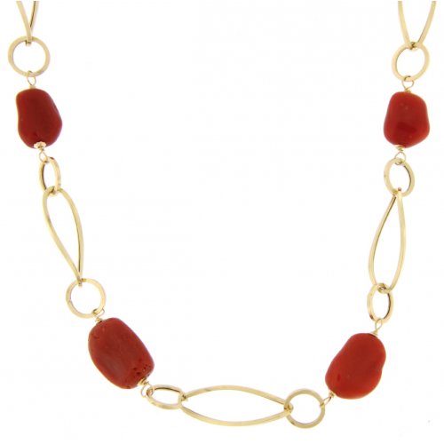 Damen-Halskette aus Gelbgold GL100286