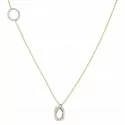 Collana Donna Oro Giallo Bianco GL100289