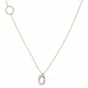 White Yellow Gold Woman Necklace GL100289