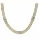 White Yellow Gold Woman Necklace GL100291