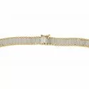 Damen-Halskette aus Weiß-Gelb-Gold GL100291