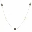 Women&#39;s White Gold Necklace GL100294