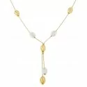 Collana Donna Oro Giallo Bianco GL100302