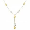 White Yellow Gold Woman Necklace GL100302