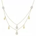 Collana Donna Oro Giallo Bianco GL100303