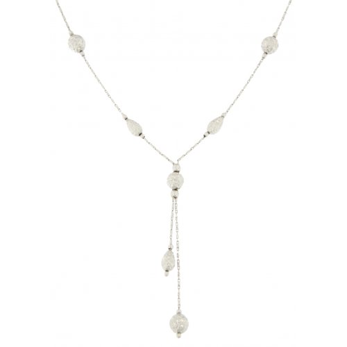 Collana Donna Oro Bianco GL100305