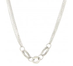 Women&#39;s White Gold Necklace GL100308