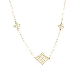 Damen-Halskette aus Gelbgold GL100314