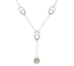 Collana Donna Oro Bianco GL100318