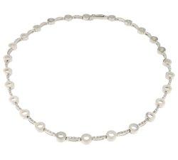 Collana Donna Oro Bianco GL100321