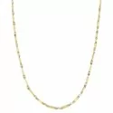 White Yellow Gold Men&#39;s Necklace GL100324