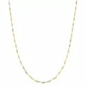 White Yellow Gold Men&#39;s Necklace GL100325