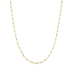 White Yellow Gold Men&#39;s Necklace GL100325