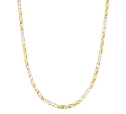Collana Uomo Oro Giallo Bianco GL100326