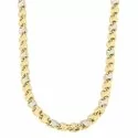 Herren-Halskette aus Weiß- und Gelbgold GL100328