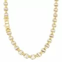 White Yellow Gold Men&#39;s Necklace GL100329