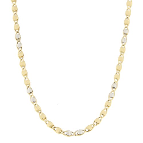 White Yellow Gold Men&#39;s Necklace GL100330