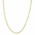 Collana Uomo Oro Giallo Bianco GL100331