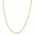 White Yellow Gold Men&#39;s Necklace GL100331