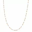 Collana Uomo Oro Bianco Rosa GL100332