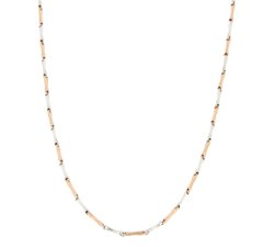 Herrenhalskette aus Rosé-Weißgold GL100332