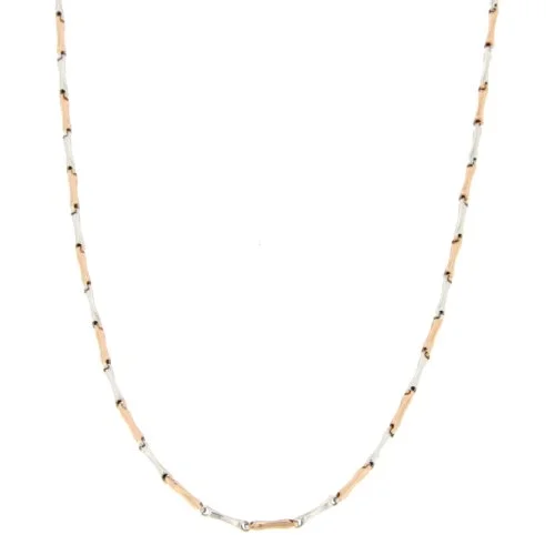 Rose White Gold Men&#39;s Necklace GL100332