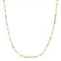 White Yellow Gold Men&#39;s Necklace GL100333