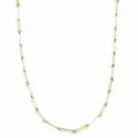 Collana Uomo Oro Giallo Bianco GL100334